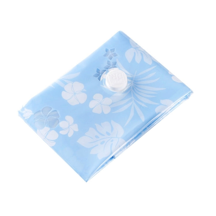 Space Saving Orchids Pattern Vacuum Storage Bag, Thinken Quilts Clothing Vacuum Seal Storage Bag, Size: 80*110 cm
