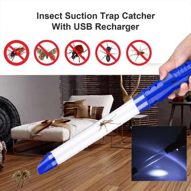 SK818 USB Charging Insects Bugs Suction Traps Electric Pest Spider Catcher with LED Light
