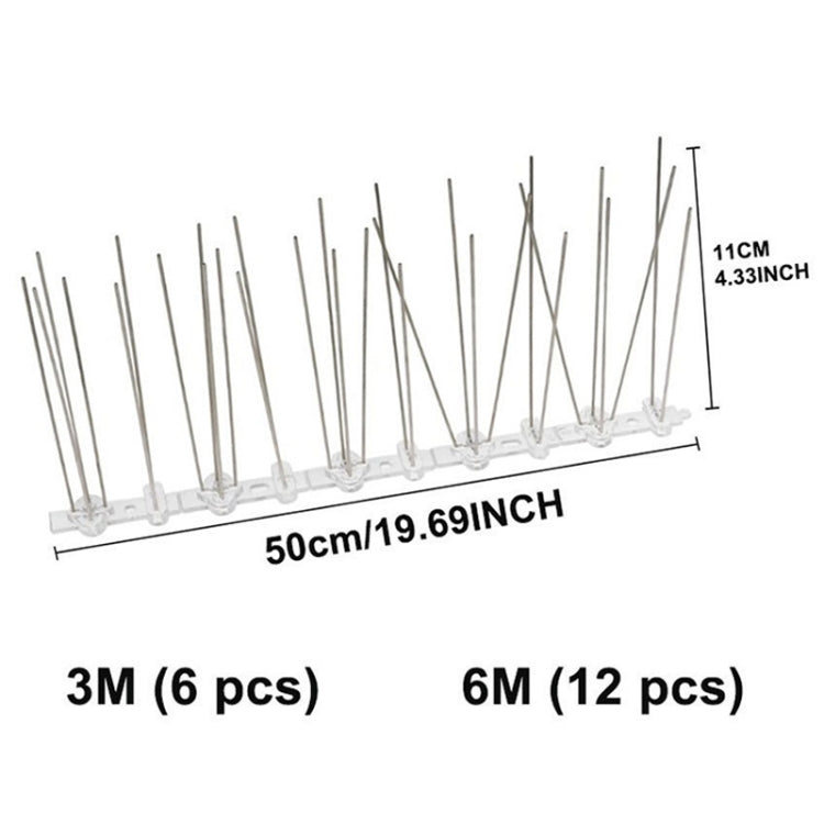 5 PCS / Set Bird Repeller 50cm Stainless Steel Nails Bird Spikes SK411