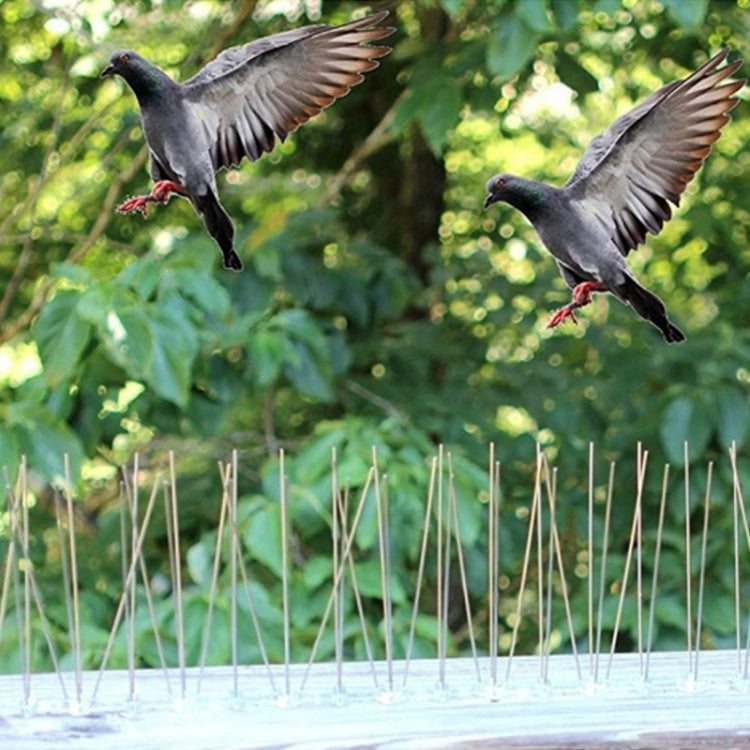 5 PCS / Set Bird Repeller 50cm Stainless Steel Nails Bird Spikes SK411