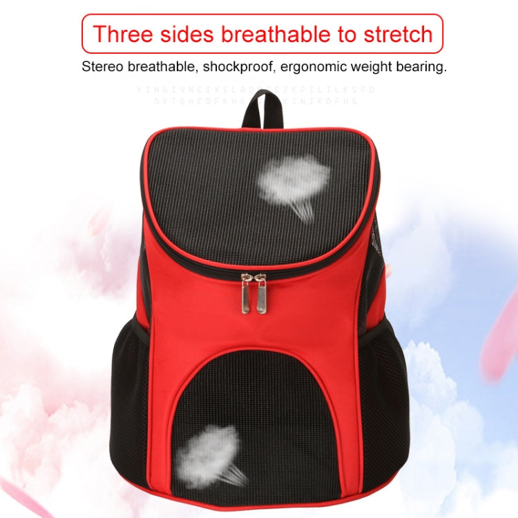 Portable Folding Nylon Breathable Pet Carrier Backpack, Size: 33 x 30 x 24cm