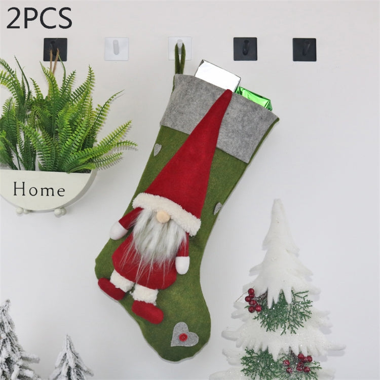 CX20204 Faceless Doll Christmas Sock Gift Bag Christmas Tree Pendant Decoration