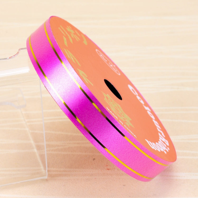 10 Volumes Plastic Ribbon Gift Bouquet Ribbons Bowknot Flowers Packaging Ribands, Size: 8m x 1.6cm, Random Color Delivery