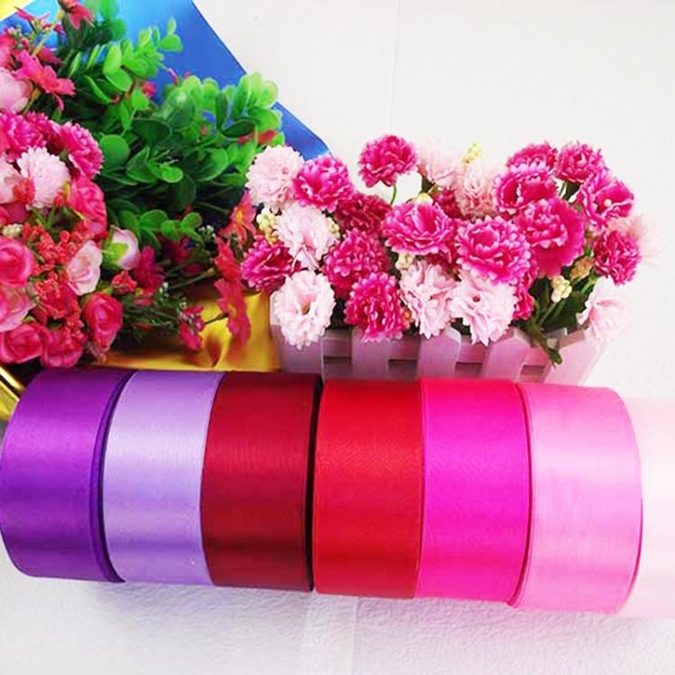 Pure Color DIY Manual Bowknot Gift Bouquet Ribbons Flowers Packaging Ribands, Size: 4.0cm*20m