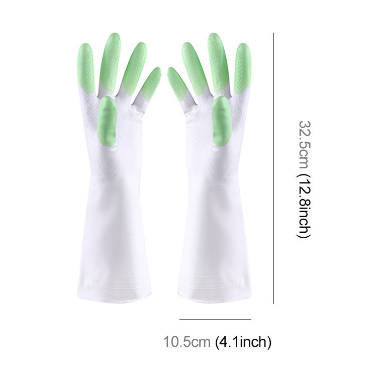 5 Pairs Sale Shark Housework Cleaning PVC Latex Gloves Waterproof Thicken Laundry Washing Gloves