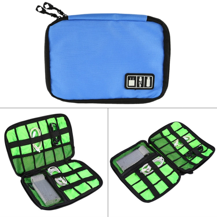 Portable Travel Organizer Storage Collection Bag Case Pouch Digital Gadget Electronic Accessories, Size: 25.7*18.5*1.2cm