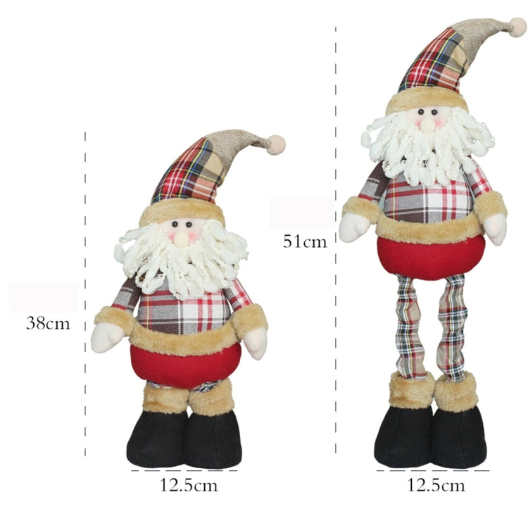 CX17131 Elk Scalable Doll Window Ornament Christmas Decoration