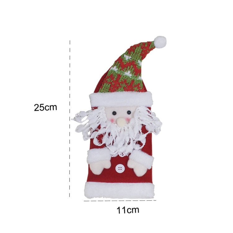 Snowman Pattern Wine Bottle Bag Christmas Decoration