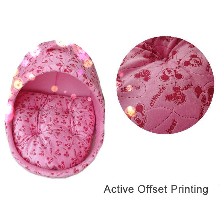 Small Pet Dogs Cats House Creative Yurt Shape Dog House, Size: L, 42*48*48cm