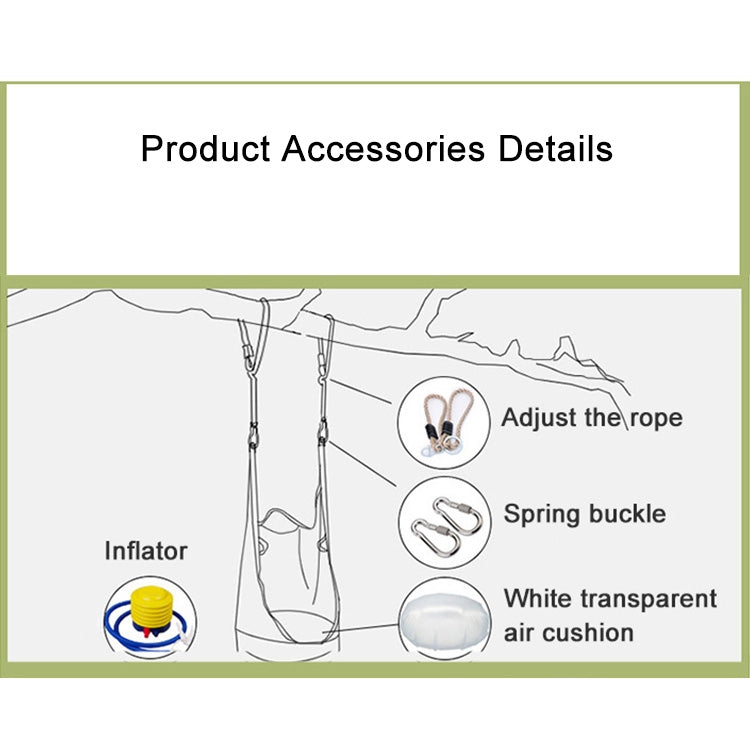Adult and Children All-cotton Canvas Swing Outdoor Sports Toys Hanging Hammock, Size: 55*75*145cm, Random Color Delivery