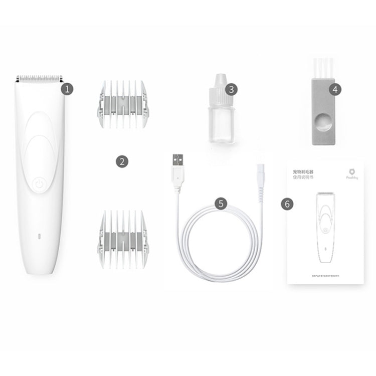 Original Xiaomi Youpin Pawbby Dog Professional Razor Pet Grooming Clippers Electric Rechargeable Safety Haircut Machine