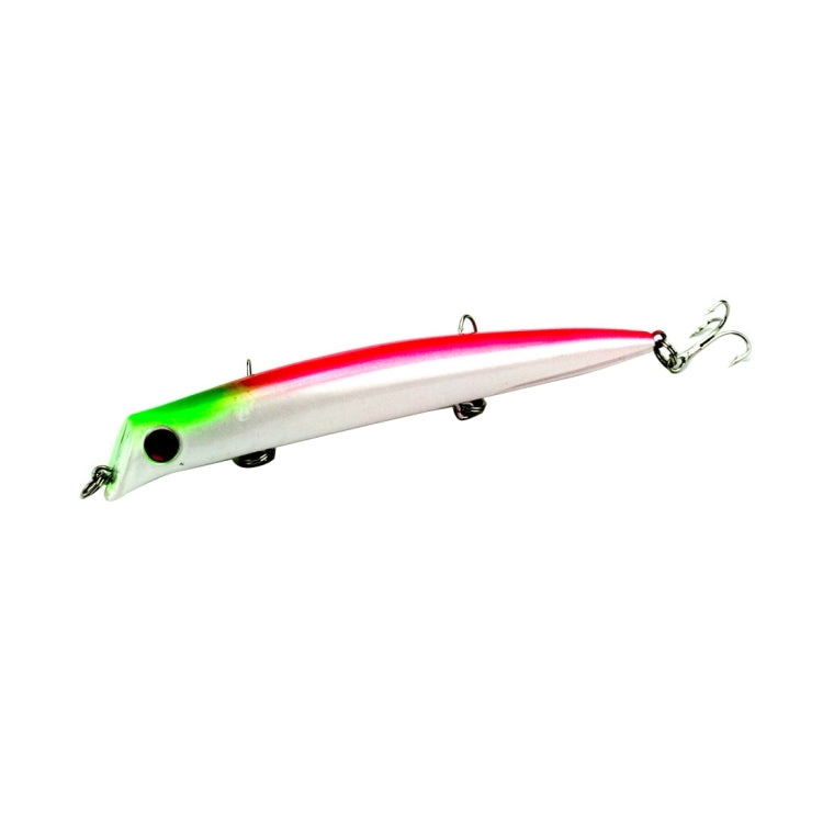 HENGJIA Artificial Fishing Lures Popper Bionic Fishing Bait with Hooks, Length: 12.6 cm, Random Color Delivery
