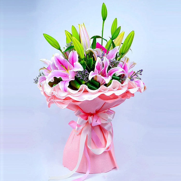 10 PCS Flowers Packaging Paper DIY Handmade Paper, Random Color Delivery