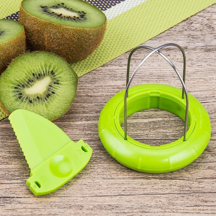 3 PCS Portable and Special ABS + Stainless Steel Kiwi Fruit Peeler, Random Color Delivery