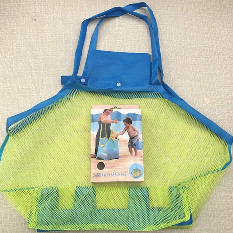 Portable Mesh Children Beach Dredging Tools Toy Quick Storage Bag Handbag