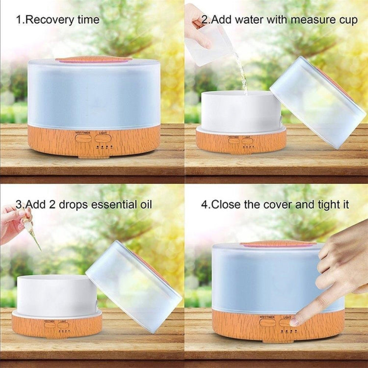 T700 Remote Control Clear White Air Humidifier Automatic Alcohol Sprayer Essential Oil Diffuser Ultrasonic Mist Maker Ultrasonic Aroma Diffuser Atomizer Color LED, Capacity: 700ml, DC 24V, US Plug