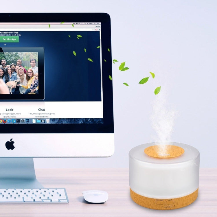 T700 Remote Control Clear White Air Humidifier Automatic Alcohol Sprayer Essential Oil Diffuser Ultrasonic Mist Maker Ultrasonic Aroma Diffuser Atomizer Color LED, Capacity: 700ml, DC 24V, US Plug