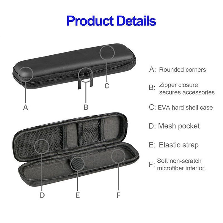 Multi-function Stationery Earphone Data Cable Storage Box Protective Bag