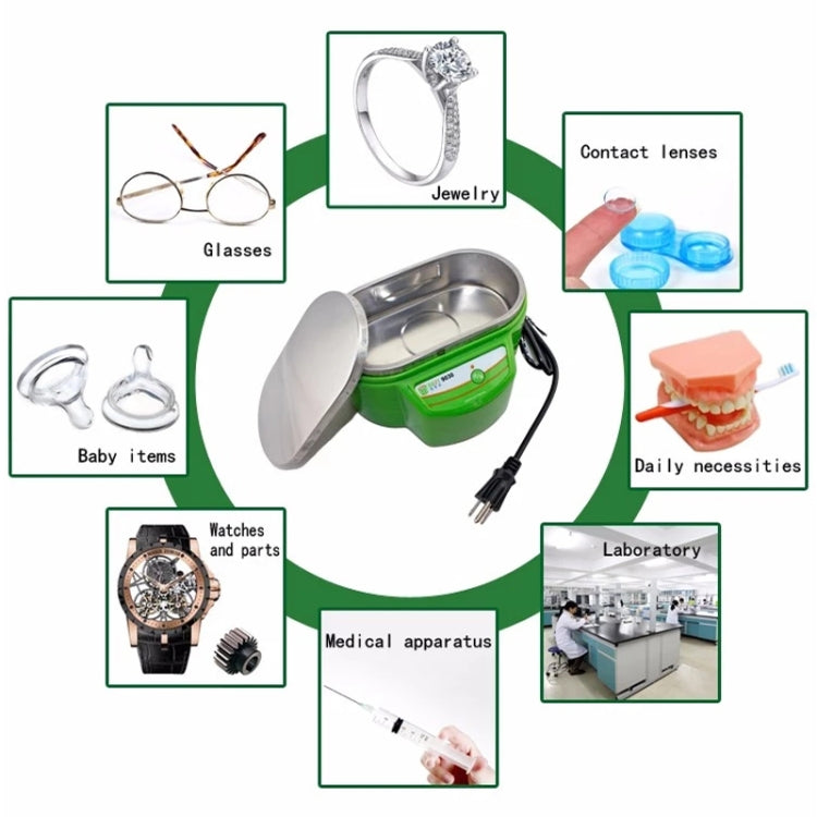 BEST-9030 0.5L Stainless Steel Ultrasonic Vibration Cleaning Machine (Voltage 220V)