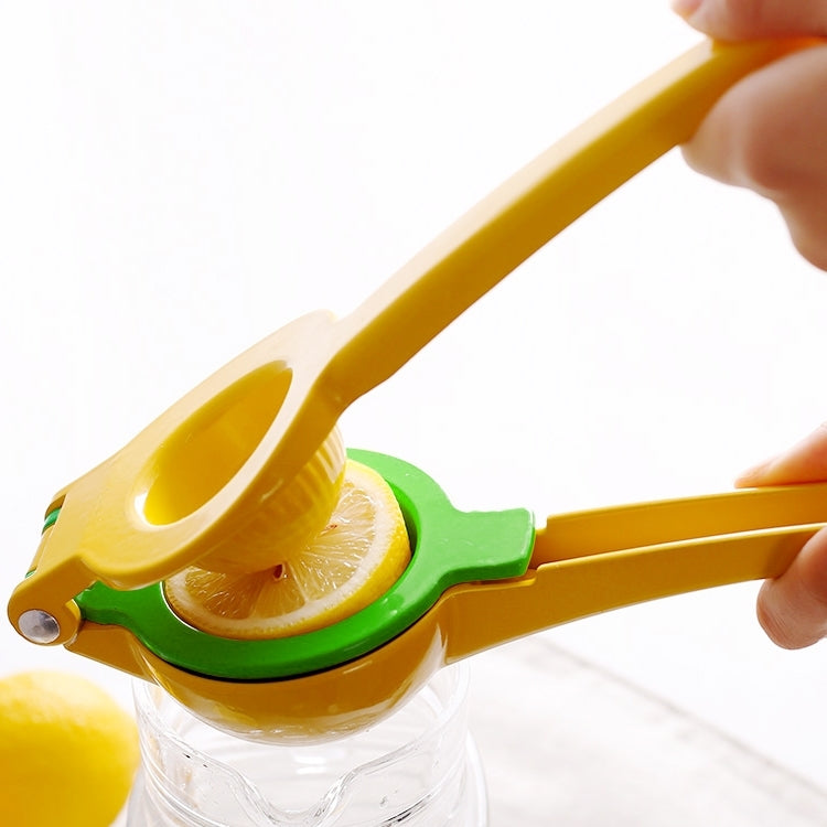 Aluminum Alloy Manual Dual Layers Lemon Juicer, Random Color Delivery