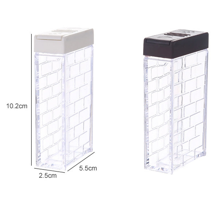 6pcs / Set Kitchen Two-way Open Seasoning Jar Condiment Bottle