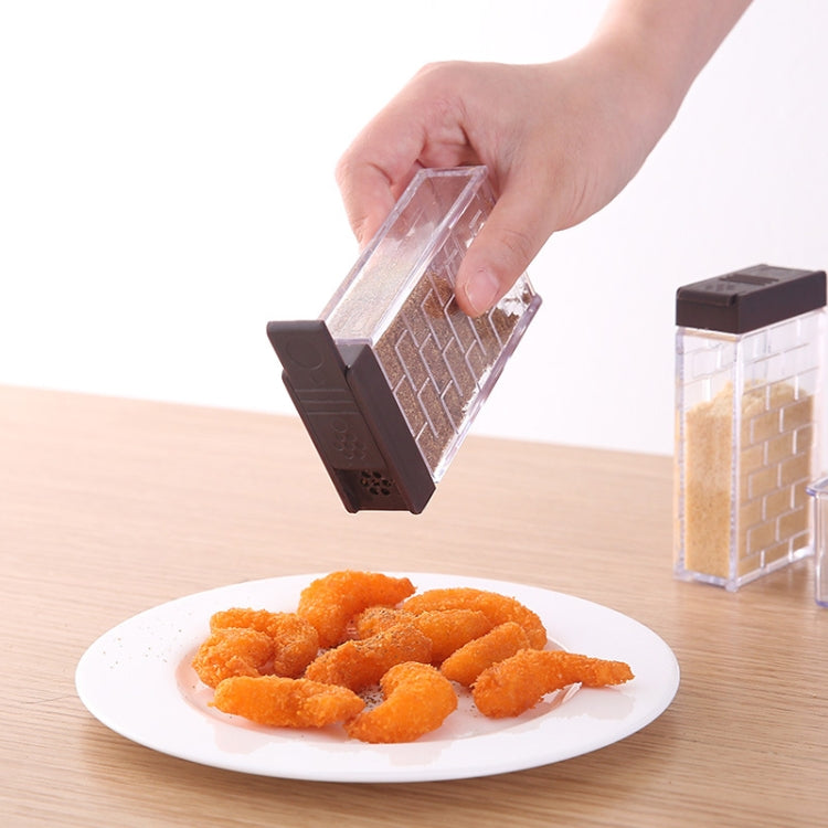 6pcs / Set Kitchen Two-way Open Seasoning Jar Condiment Bottle