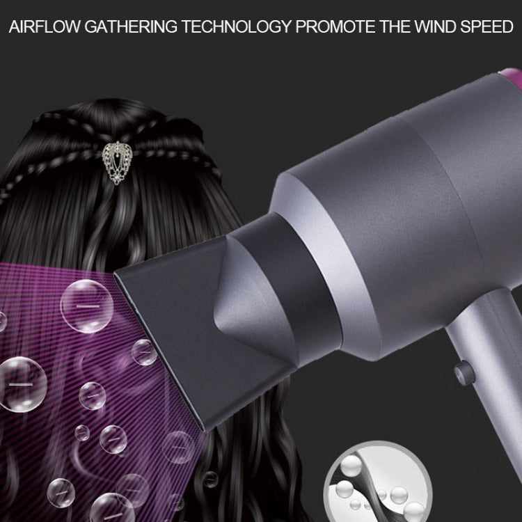 Household High-power Silent  Blow Dryer,Constant Temperature Hot and Cold Negative Ion Hair Drier, EU Plug