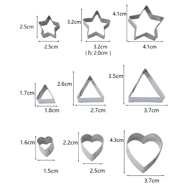 24 PCS / Set Stainless Steel DIY Cookie Biscuits Molds Geometry Baking Tools (Octagon)