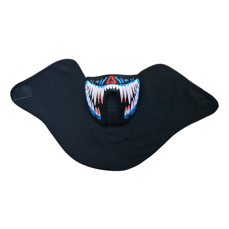 FG-MA-02 Halloween Mask Voice Control LED Cold Light Terror Cosplay Mask