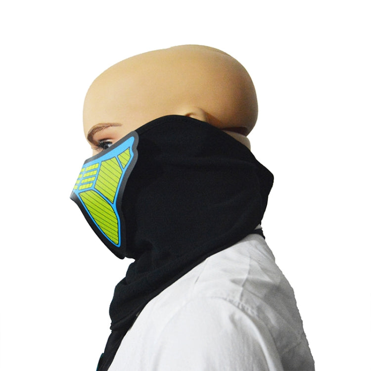 FG-MA-013 Halloween Mask Voice Control LED Cold Light Terror Cosplay Mask