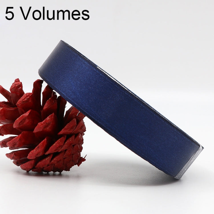 5 Volumes Color Satin Ribbons Handmade DIY Wedding Cake Decoration Holiday Gift Packages , Size: 22m x 2cm