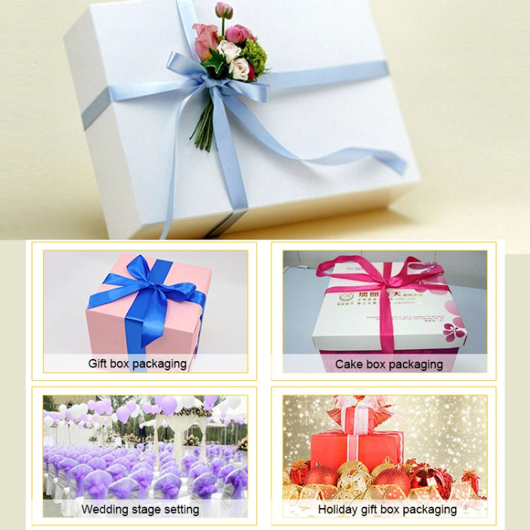 5 Volumes Color Satin Ribbons Handmade DIY Wedding Cake Decoration Holiday Gift Packages , Size: 22m x 2cm