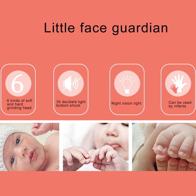 6 in 1 Baby Nail Clipper Trimmer Manicure Electric Grinding Device Tool Kit