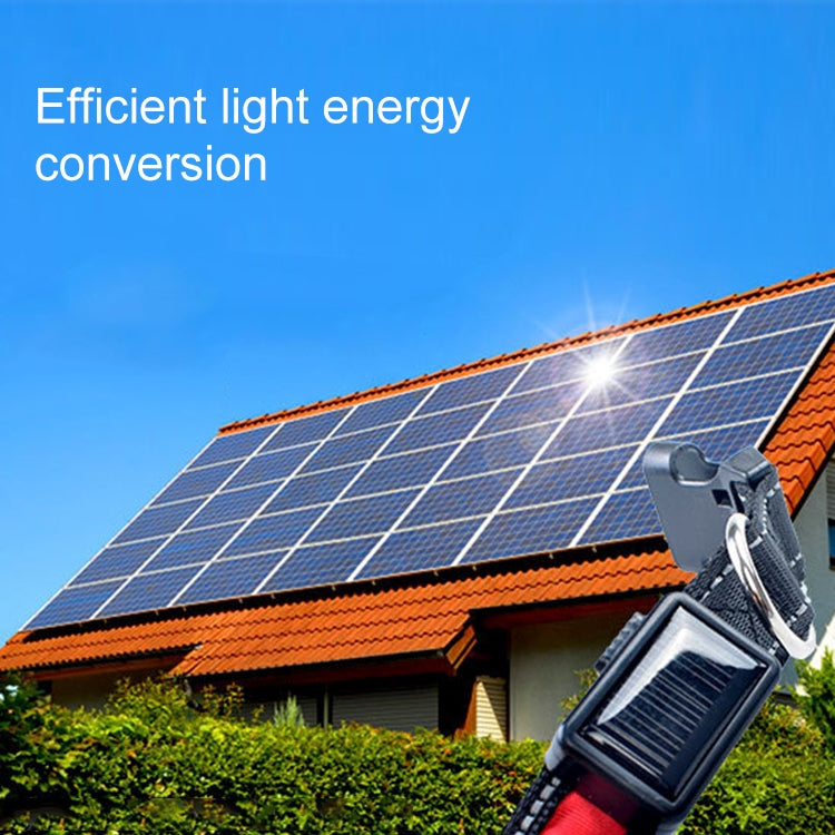 Medium and Large Dog Pet Solar + USB Charging LED Light Collar, Neck Circumference Size: S, 35-40cm