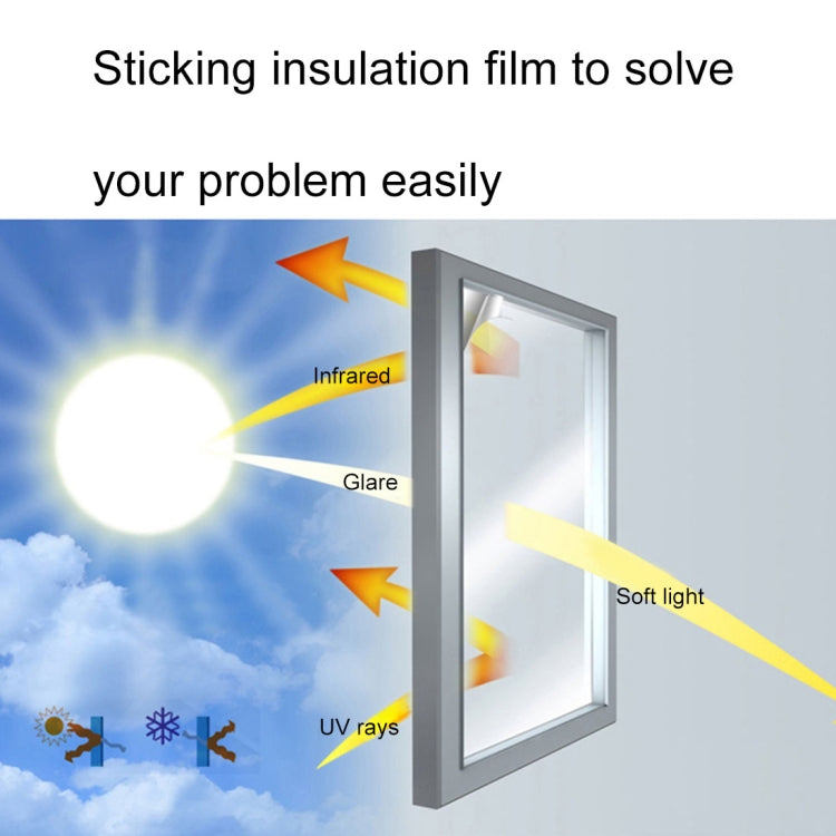 UV Reflective One Way Privacy Decoration Glass Window Film Sticker, Width: 110cm, Length: 1m