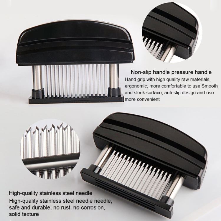 48-Pin Ultra Shrill Needle Stainless Steel Blades Meat Tenderizer for Chicken, Steak, Beef, Pork, Fish