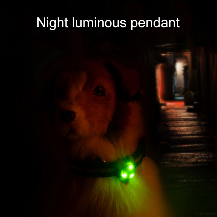LED Night Light Pet Safety Collar Silicone Pendant