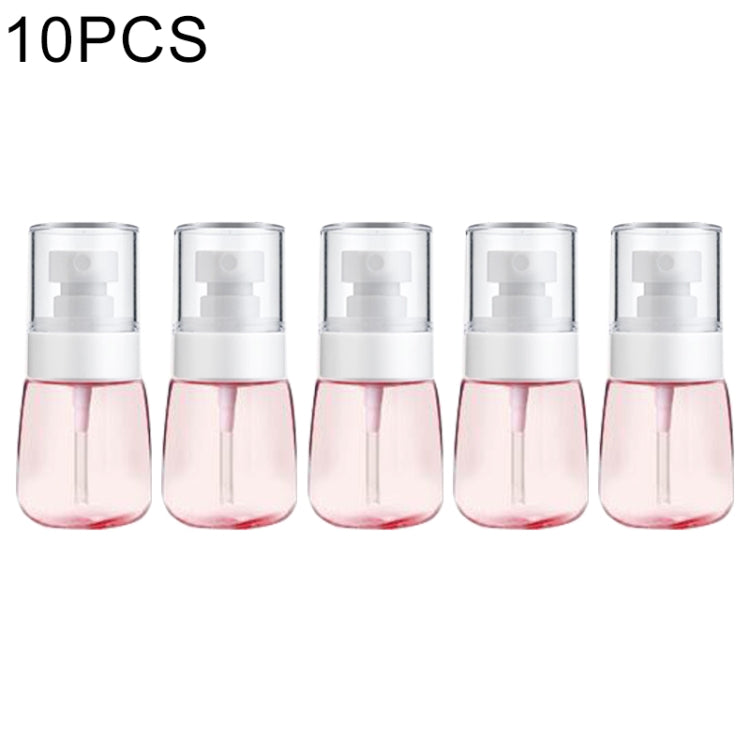 10 PCS Portable Refillable Plastic Fine Mist Perfume Spray Bottle Transparent Empty Spray Sprayer Bottle, 30ml