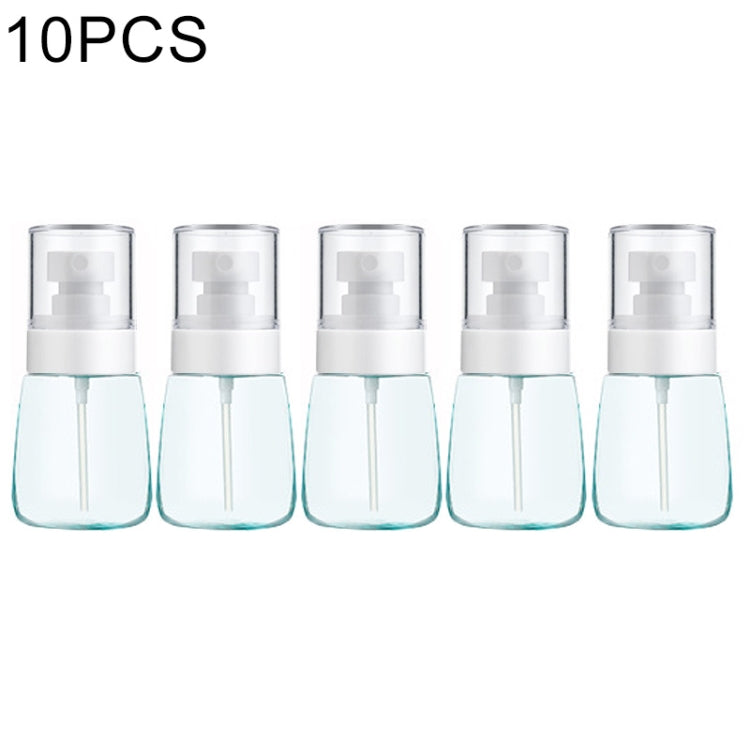 10 PCS Portable Refillable Plastic Fine Mist Perfume Spray Bottle Transparent Empty Spray Sprayer Bottle, 30ml