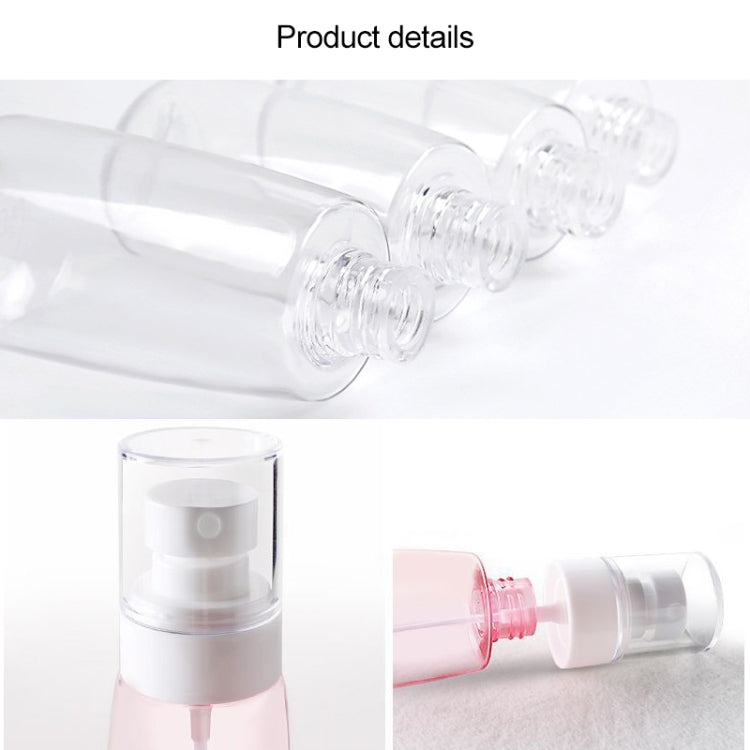 10 PCS Portable Refillable Plastic Fine Mist Perfume Spray Bottle Transparent Empty Spray Sprayer Bottle, 60ml