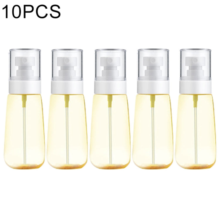 10 PCS Portable Refillable Plastic Fine Mist Perfume Spray Bottle Transparent Empty Spray Sprayer Bottle, 60ml