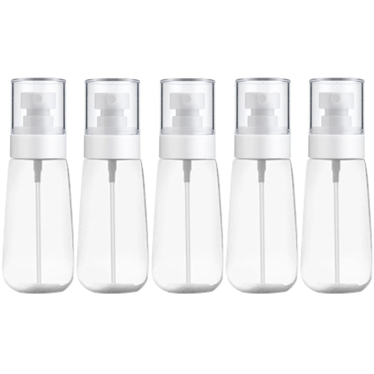 10 PCS Portable Refillable Plastic Fine Mist Perfume Spray Bottle Transparent Empty Spray Sprayer Bottle, 80ml