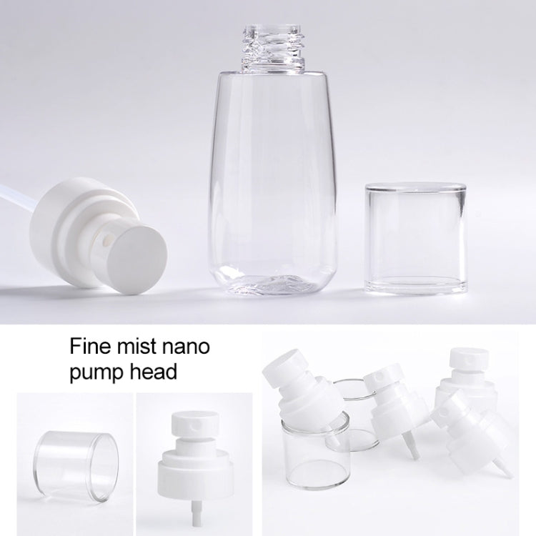 10 PCS Portable Refillable Plastic Fine Mist Perfume Spray Bottle Transparent Empty Spray Sprayer Bottle, 100ml