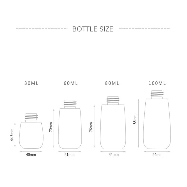 10 PCS Portable Refillable Plastic Fine Mist Perfume Spray Bottle Transparent Empty Spray Sprayer Bottle, 100ml
