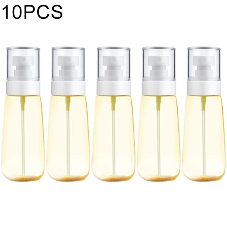 10 PCS Portable Refillable Plastic Fine Mist Perfume Spray Bottle Transparent Empty Spray Sprayer Bottle, 100ml