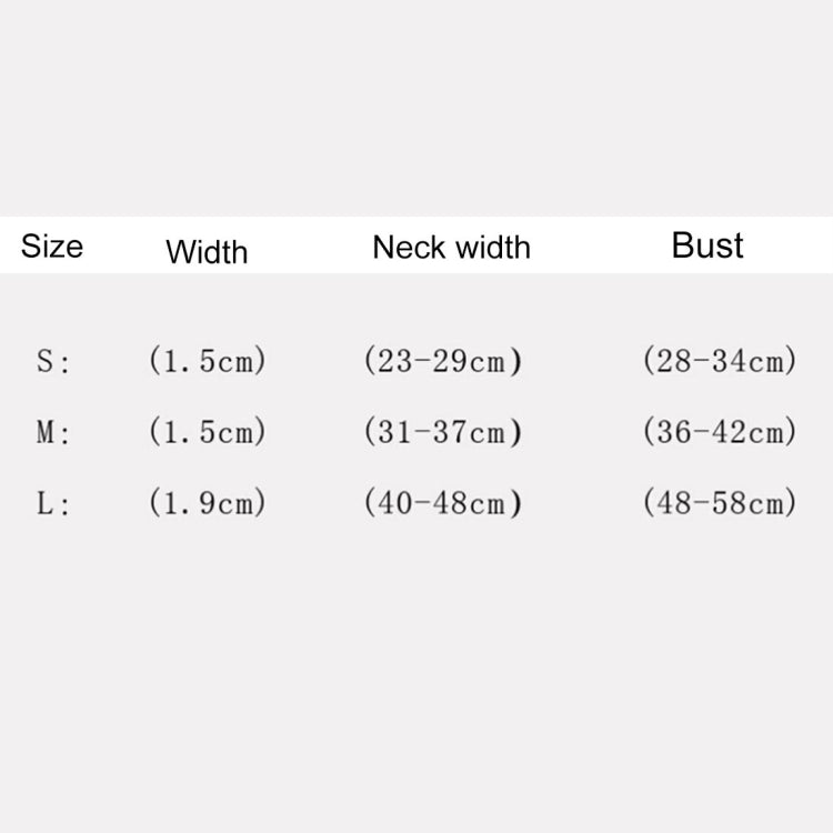 Rhinestone Leather Glasses Style Breathable Dog Chest Strap, Size: S