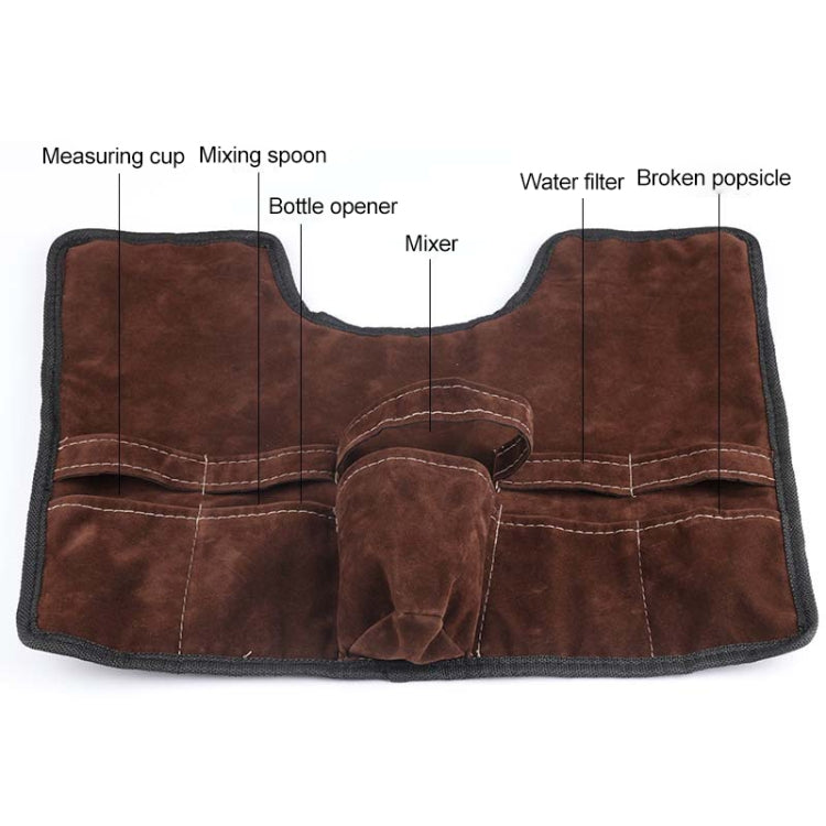 7 in 1 Stainless Steel Wine Cocktail Shaker Tools Set with Cloth Bag, Capacity: 350ml