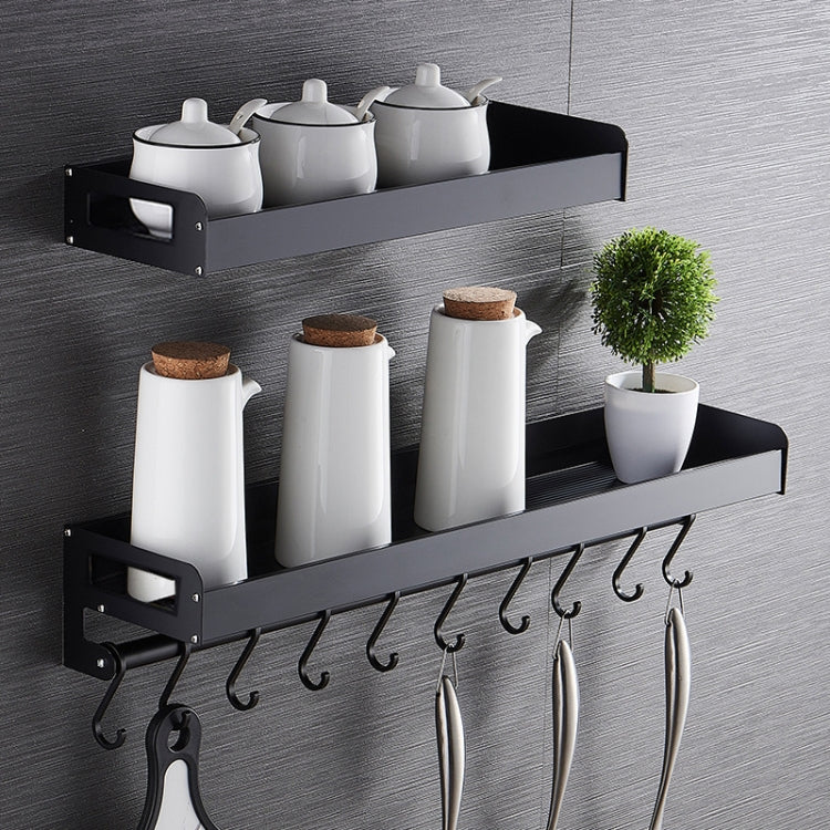 50cm 8 Hooks Kitchen Multi-function Wall Hanging Holder Seasoning Storage Rack