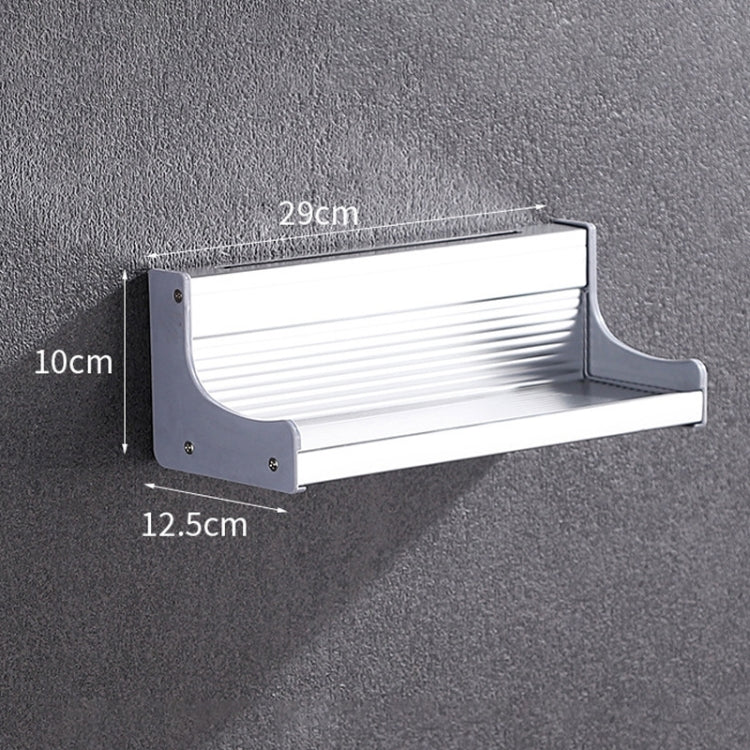 30cm Multi-function Kitchen Punching Wall-mounted Aluminum Condiment Storage Rack