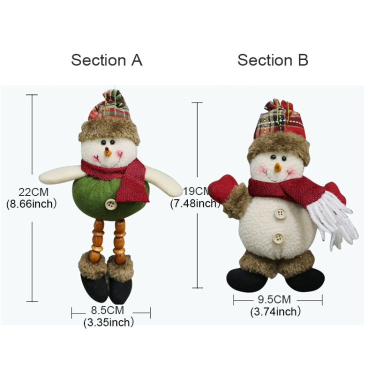 Christmas Decoration Gift Plush Doll Pendant, Random Style Delivery